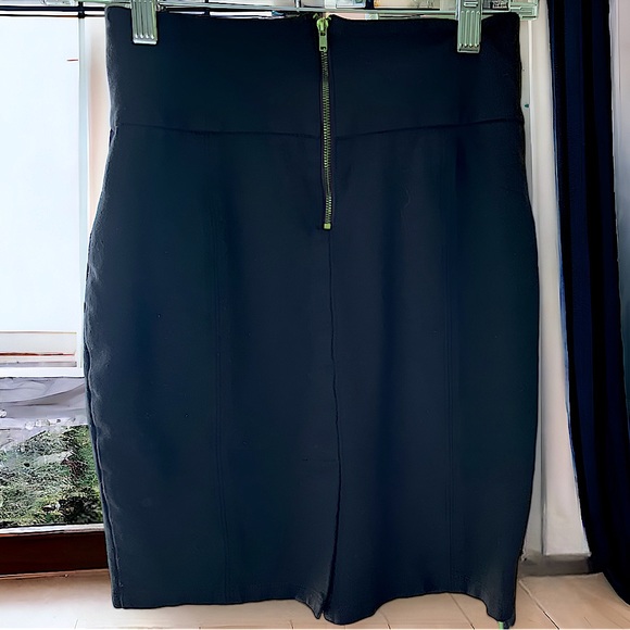 Chocolate Strictly Business USA Bandage Pencil Skirt (Small) - Picture 3 of 6